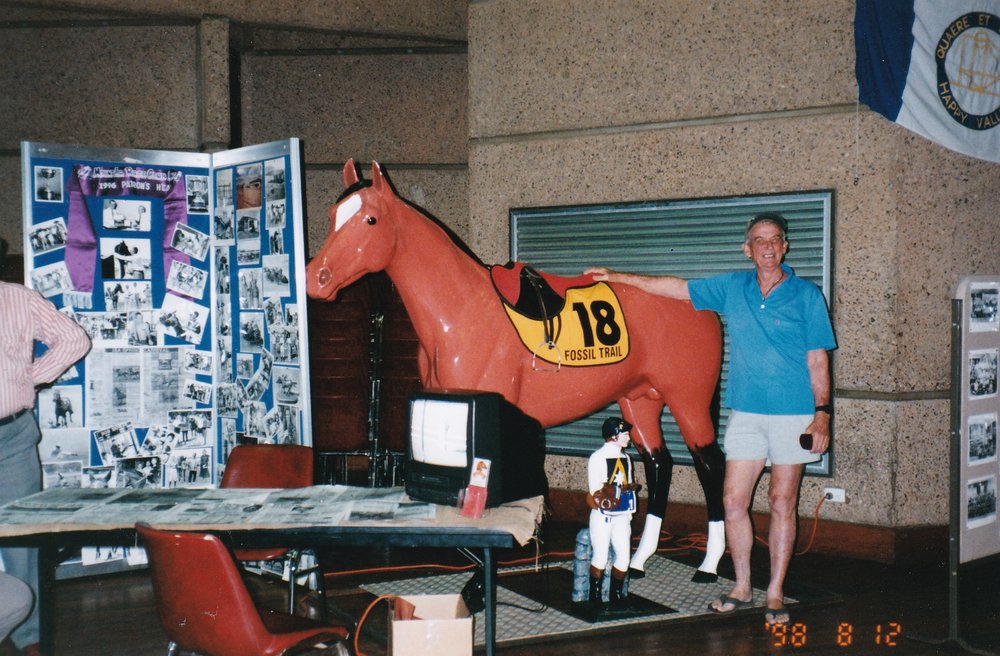Isa Race Club booth at Mount Isa 75th celebration, c.1998