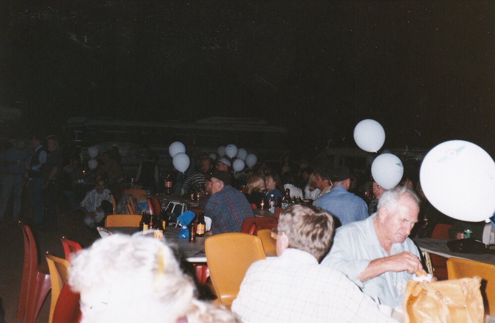 Partygoers at celebration, c.1998