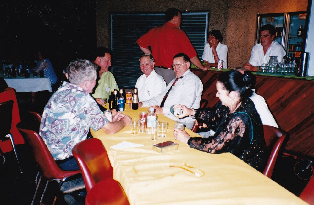 Partygoers at Civic Centre, c.1998