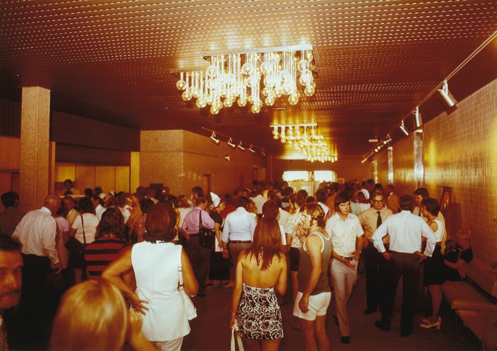Mount Isa Civic Centre interior, c.1975