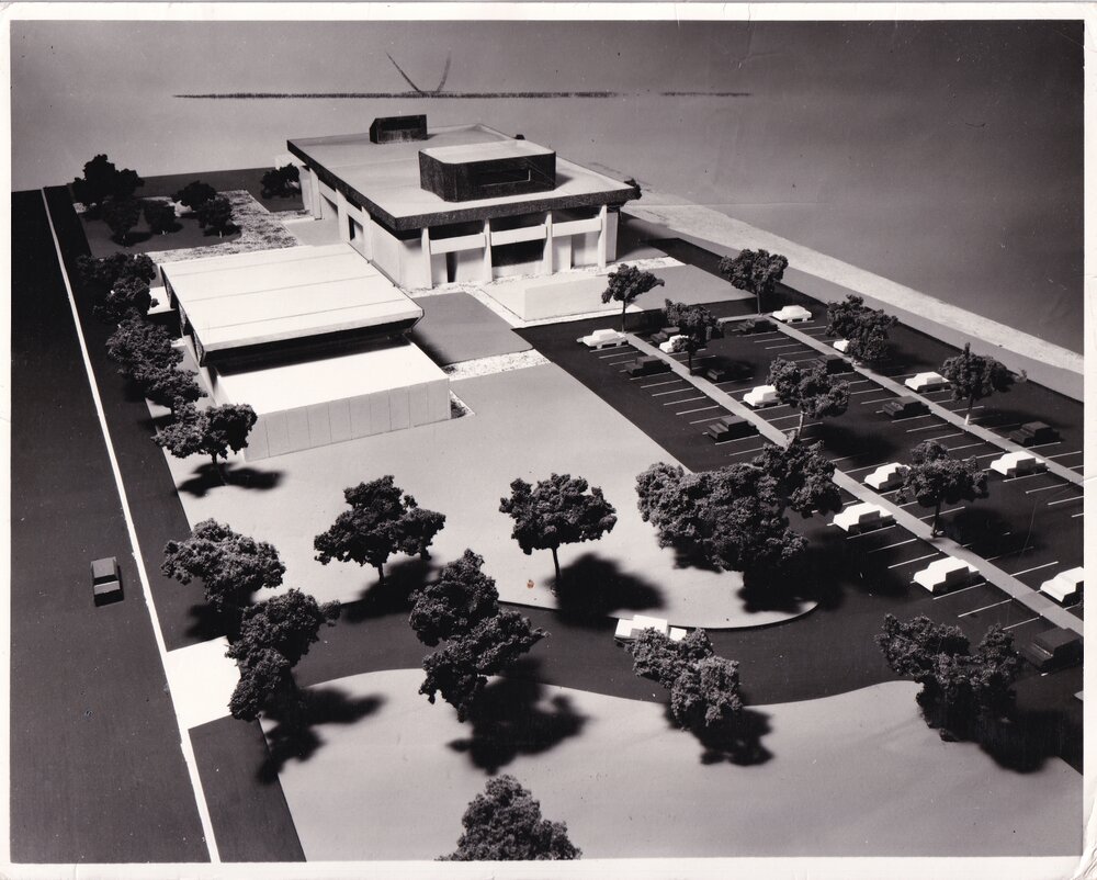 Civic Centre and Library building models