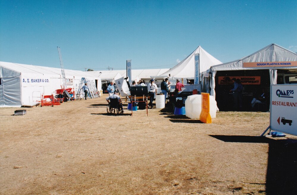 Queensland Mining Exhibition at showgrounds, c.1995