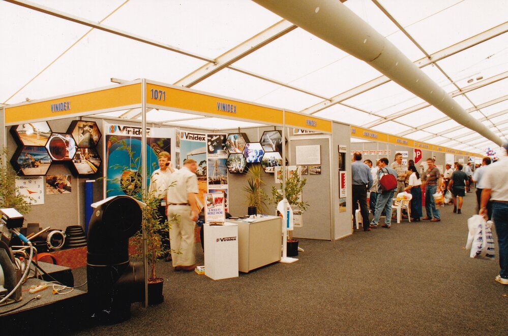 Vinidex stall at Queensland Mining Exhibition, c.1995