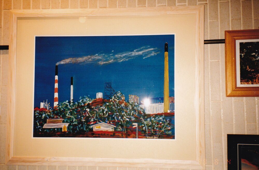 Mount Isa at Night by Vince Bray, c.1998