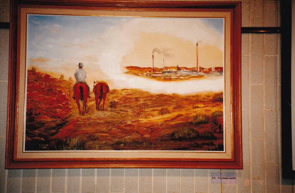 The Prospector with Dream by Kitchener Lowth, c.1998