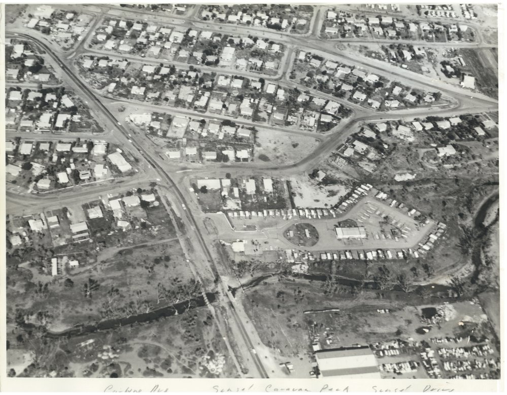 Aerial view of Winston, February 1973