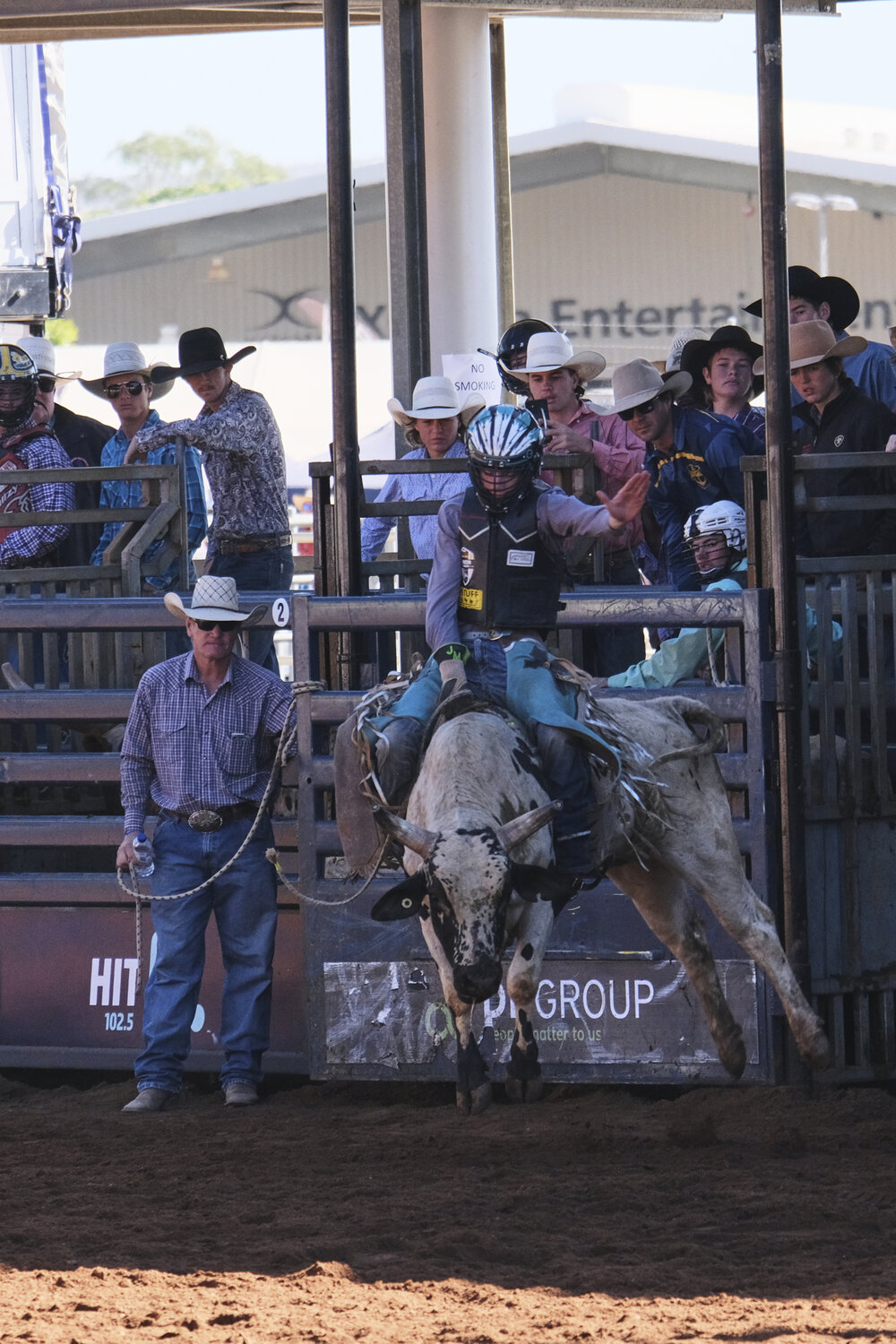 Junior Bull Ride, Mount Isa Mines Rodeo, August 2022