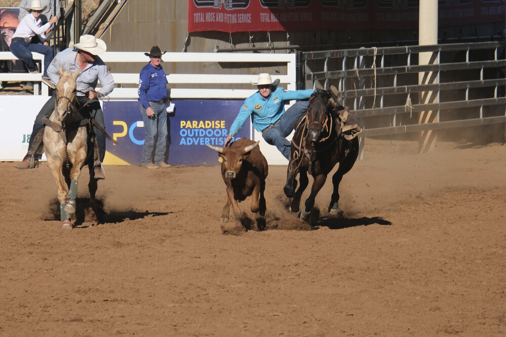 Steer Wrestling, Mount Isa Mines Rodeo, August 2022