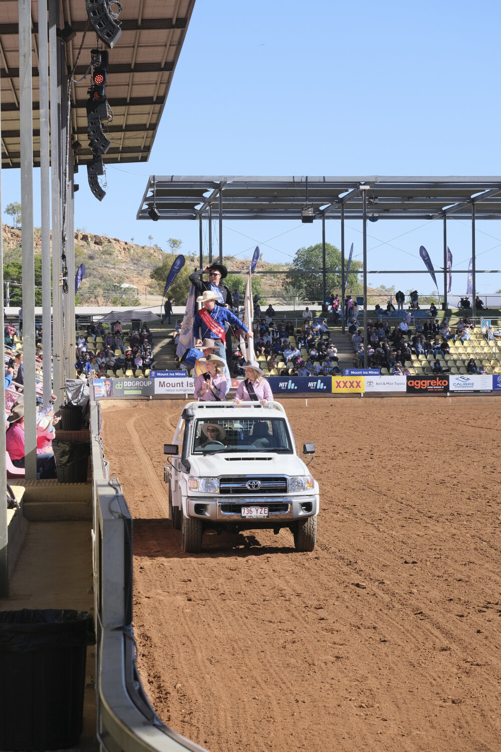 Awardees of Rope Tie, Mount Isa Mines Rodeo, August 2022