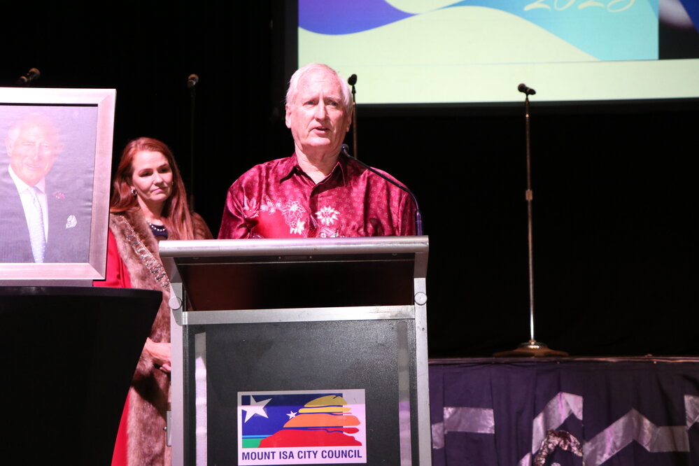 Peter Roberts receives Senior Citizen of the Year Award, January 2023