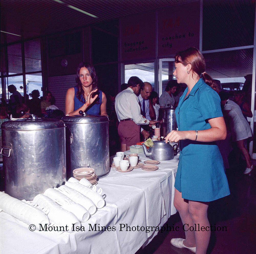 Cyclone Tracy Darwin evacuees in Mount Isa, December 1974