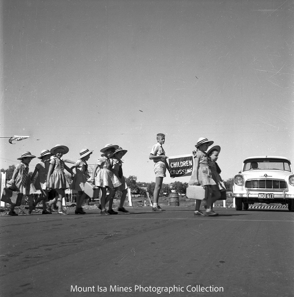 School patrols, Parkside, May 1958