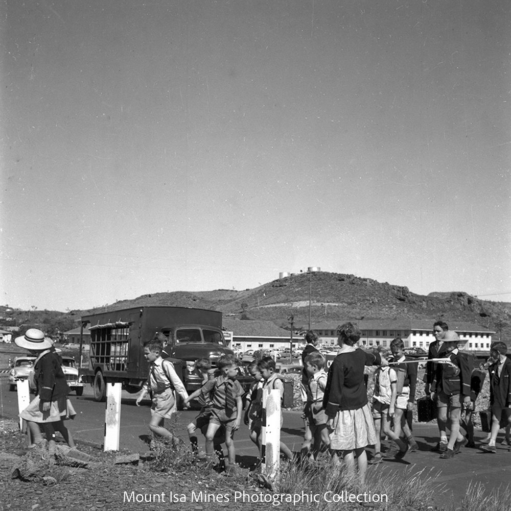 School patrols, Parkside, May 1958