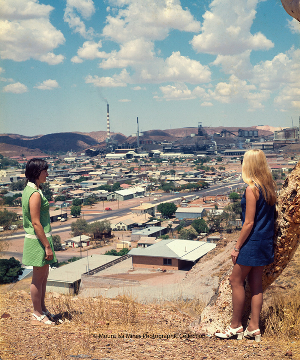 Looking west from the Lookout, c.1973