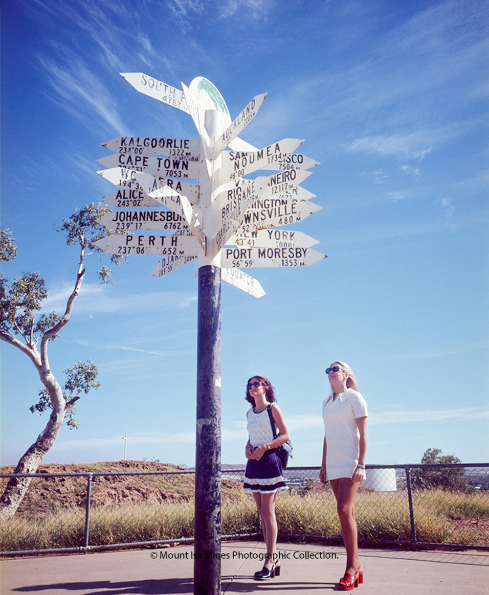 Lookout sign, May 1976
