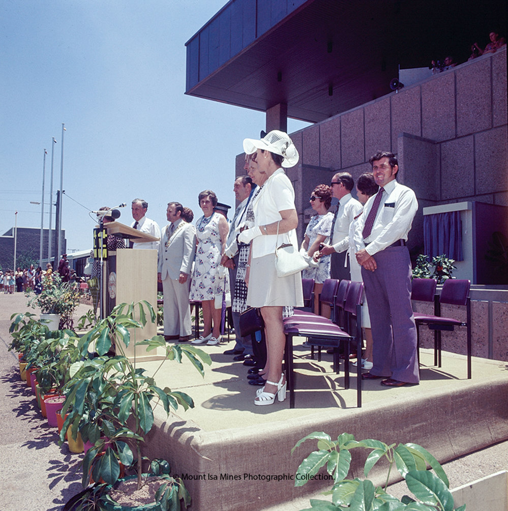 Mount Isa Civic Centre opening, November 1974