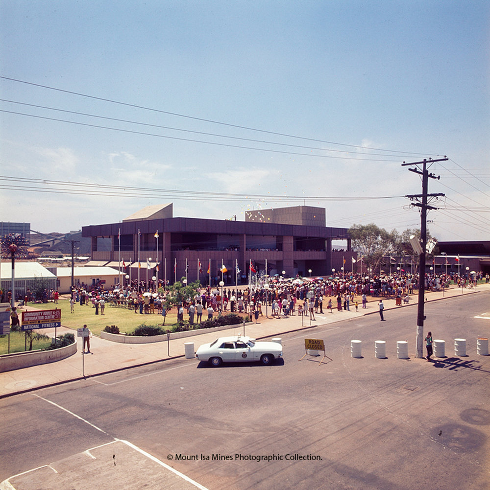 Mount Isa Civic Centre opening, November 1974