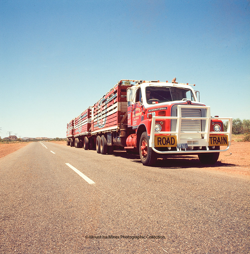 Wrights Transport cattle transport road train
