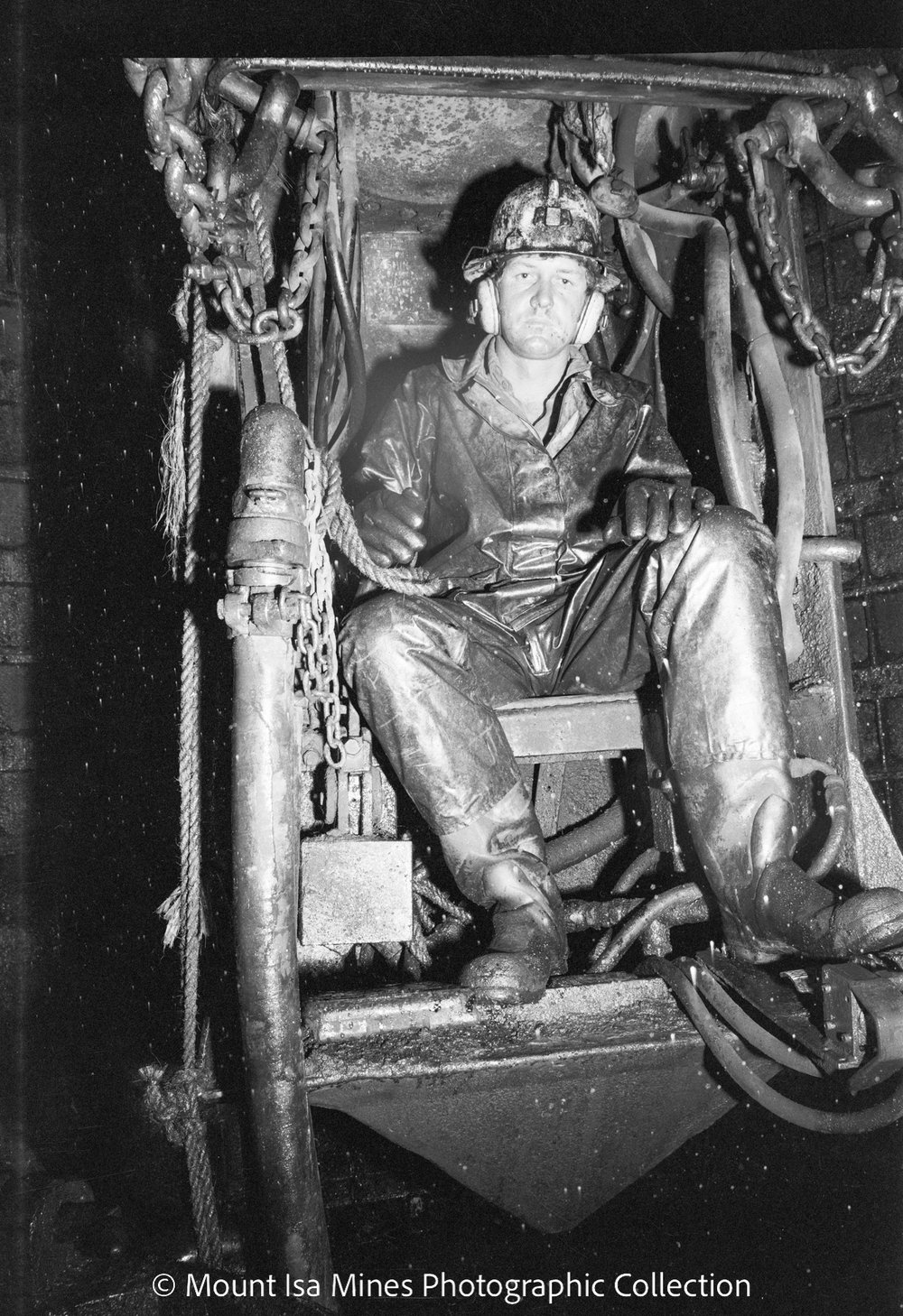 A10S X41 shaft sinking, Mount Isa Mines, April 1972