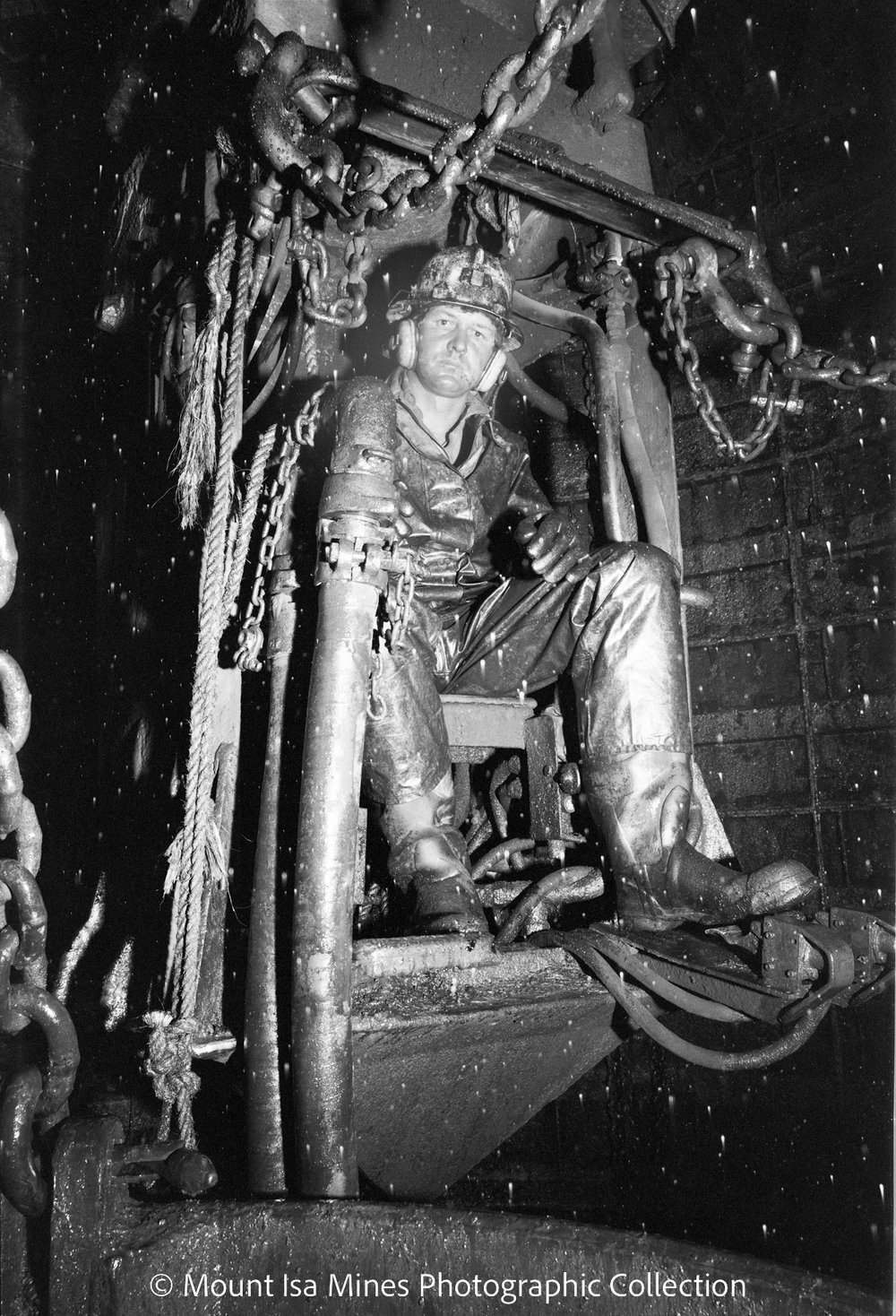 A10S X41 shaft sinking, Mount Isa Mines, April 1972