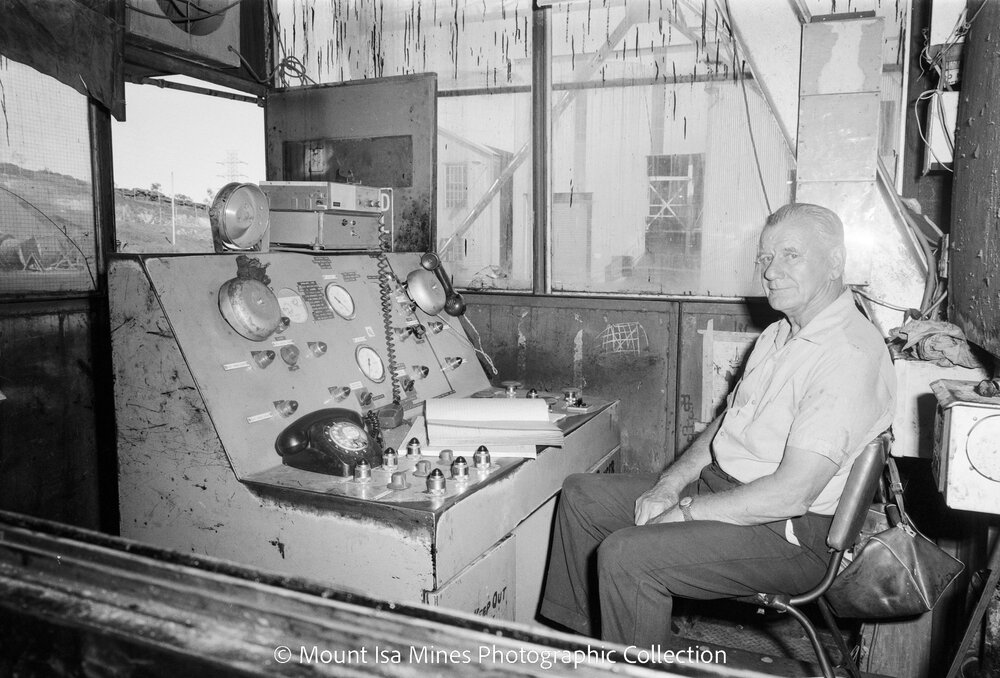 Winder Driver, Mount Isa Mines, April 1972