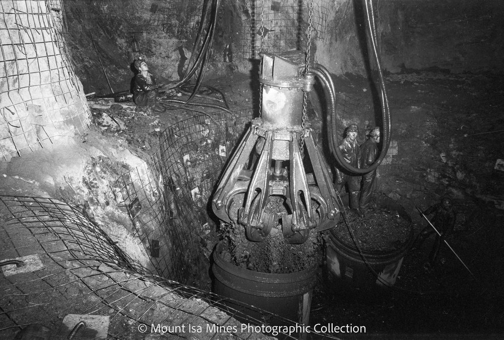 A10S X41 shaft sinking, Mount Isa Mines, April 1972