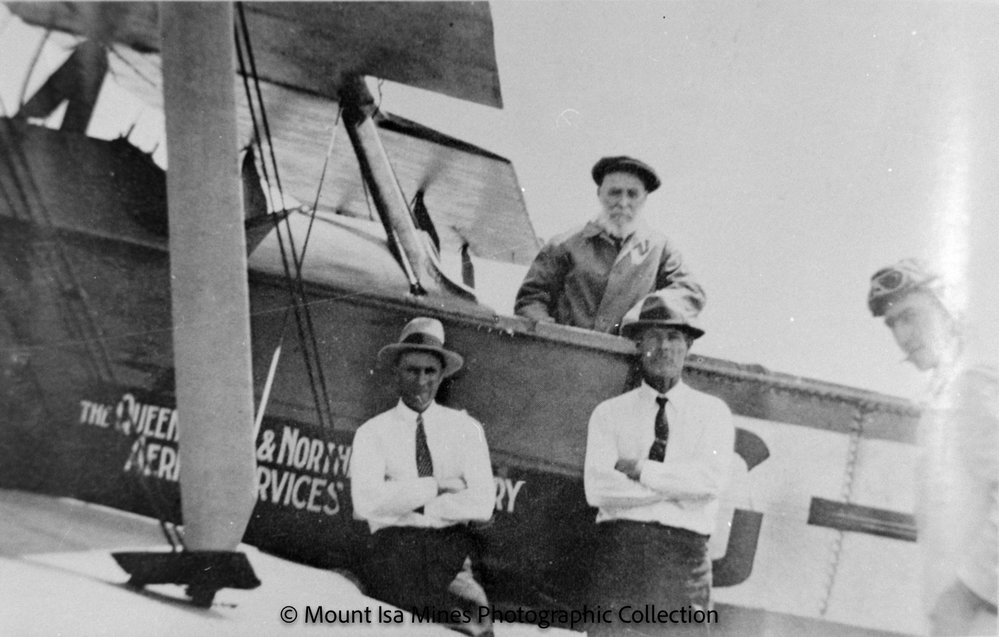 Queensland and Northern Territory Aerial Services in Mount Isa, Mount Isa Mines, November 1963