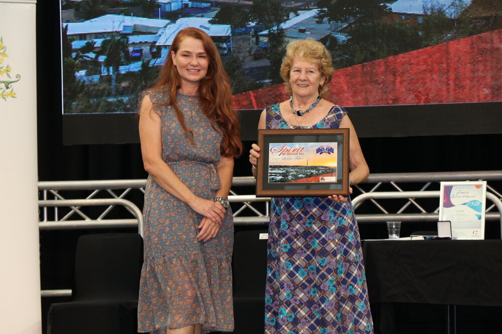 Lorna Fisher receives Spirit of Mount Isa Award, January 2021