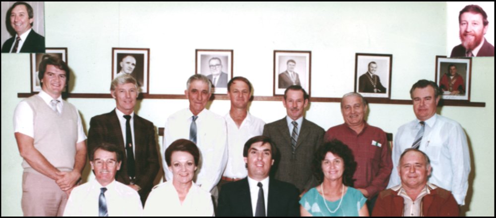 Aldermen and executives of Mount Isa City Council 1985 - 1988