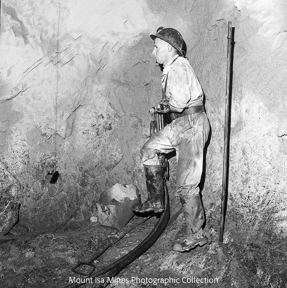 K57 (R62) last cut, Mount Isa Mines