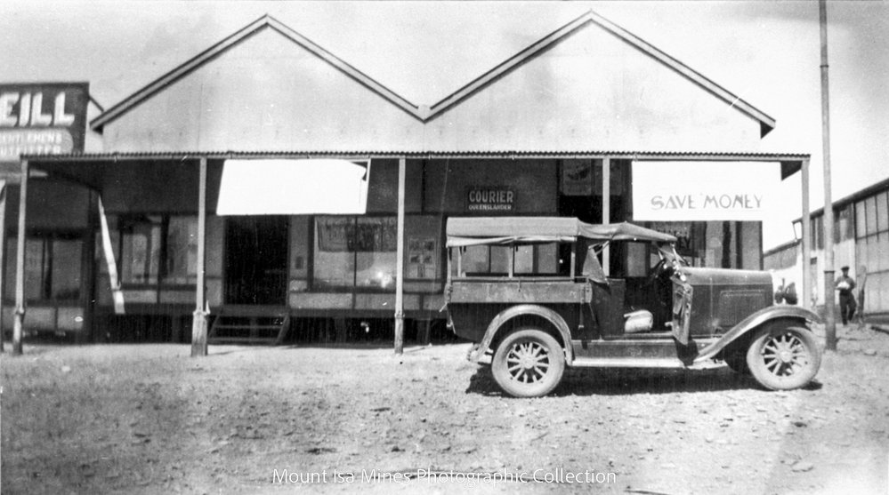 Shops in West Street, Mount Isa City, c.1935