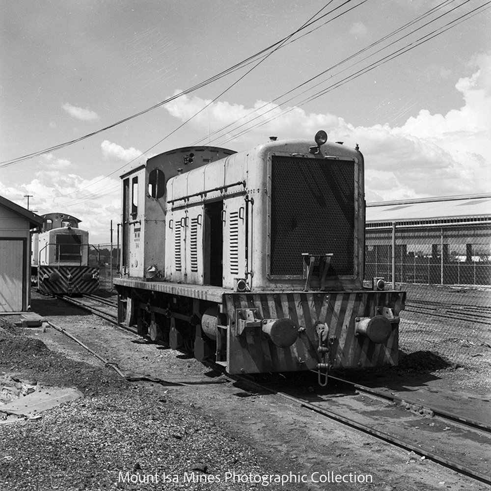 Diesel hydraulic locomotives, Mount Isa Mines, January 1963