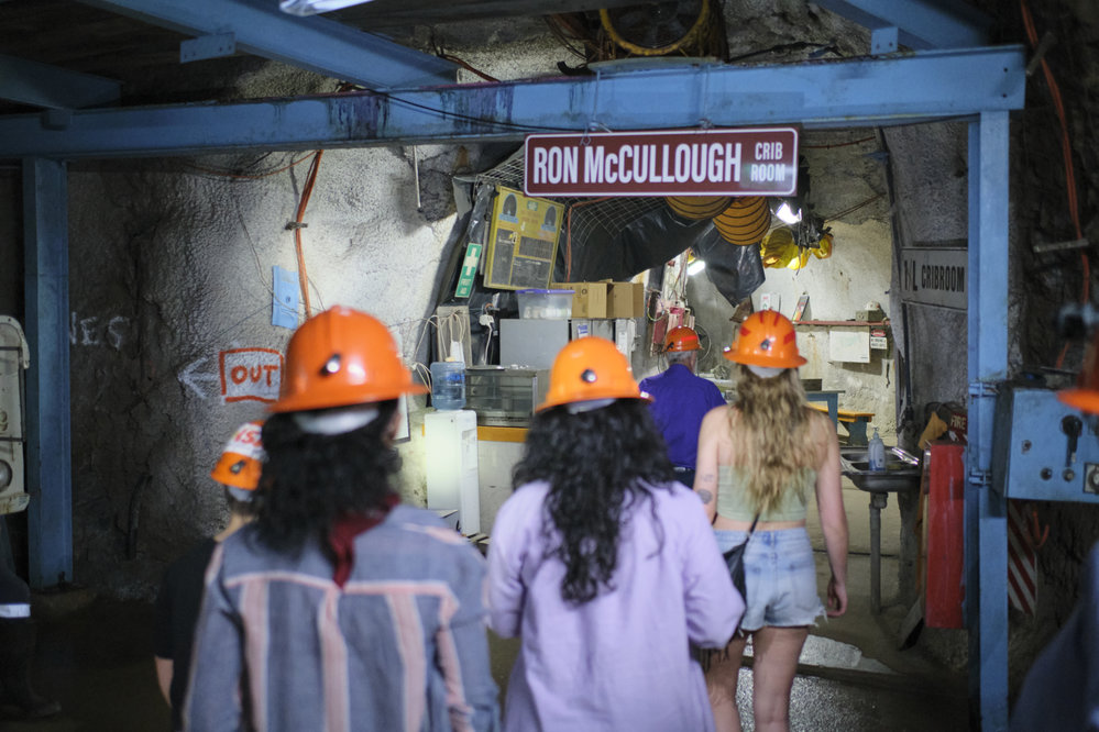 Tour at Hard Times Mine, The Gap, January 2023