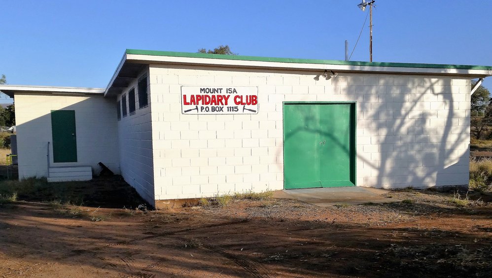 Mount Isa Lapidary Club club house, Soldiers Hill, June 2016