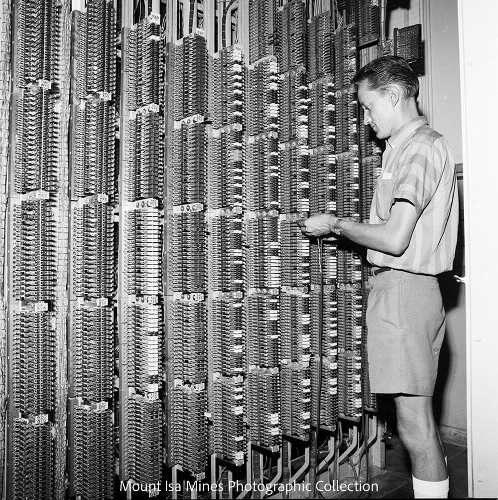 Telephone Exchange Post Office, Mount Isa City, January 1964