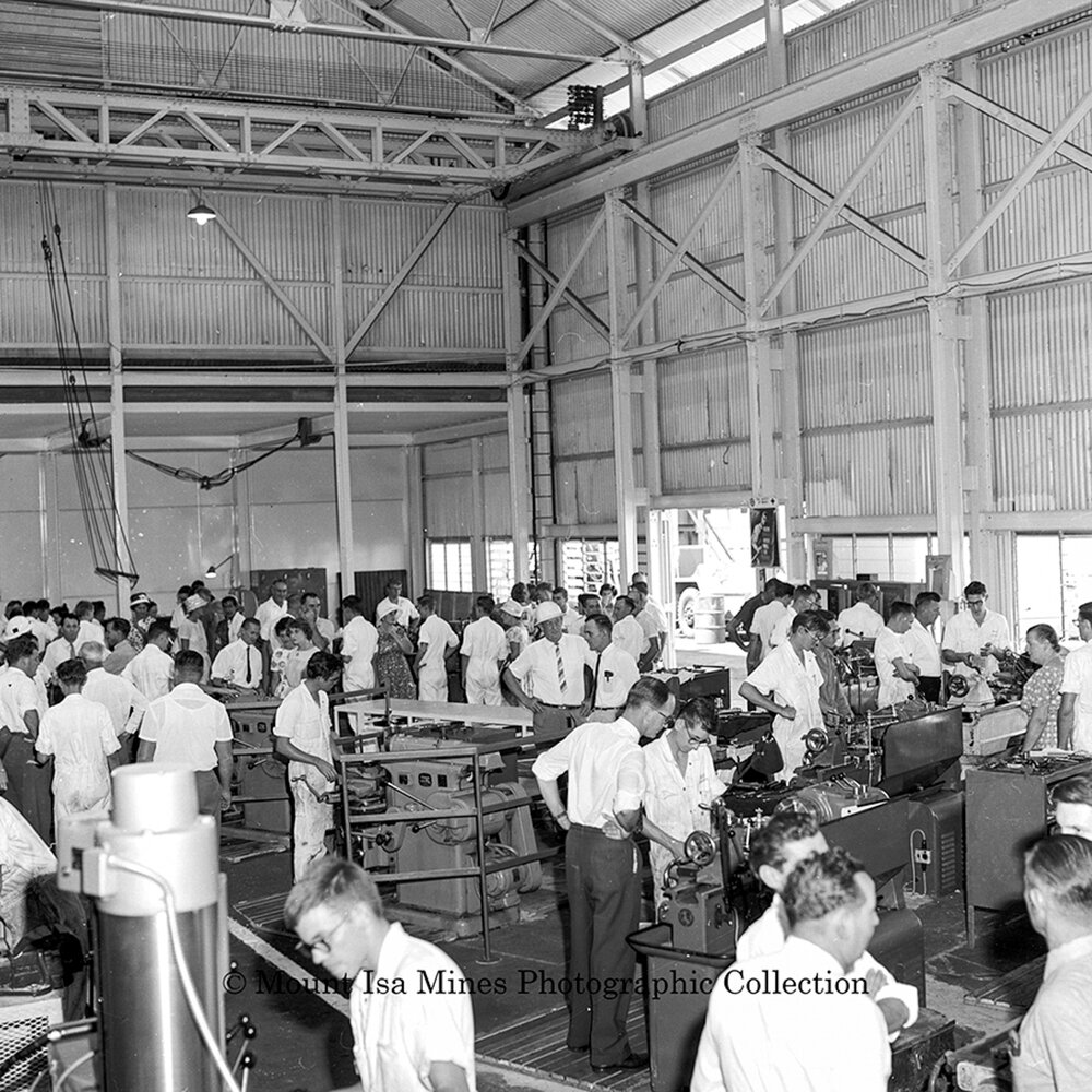 Apprentice Workshop Parents Day, Mount Isa Mines, February 1964