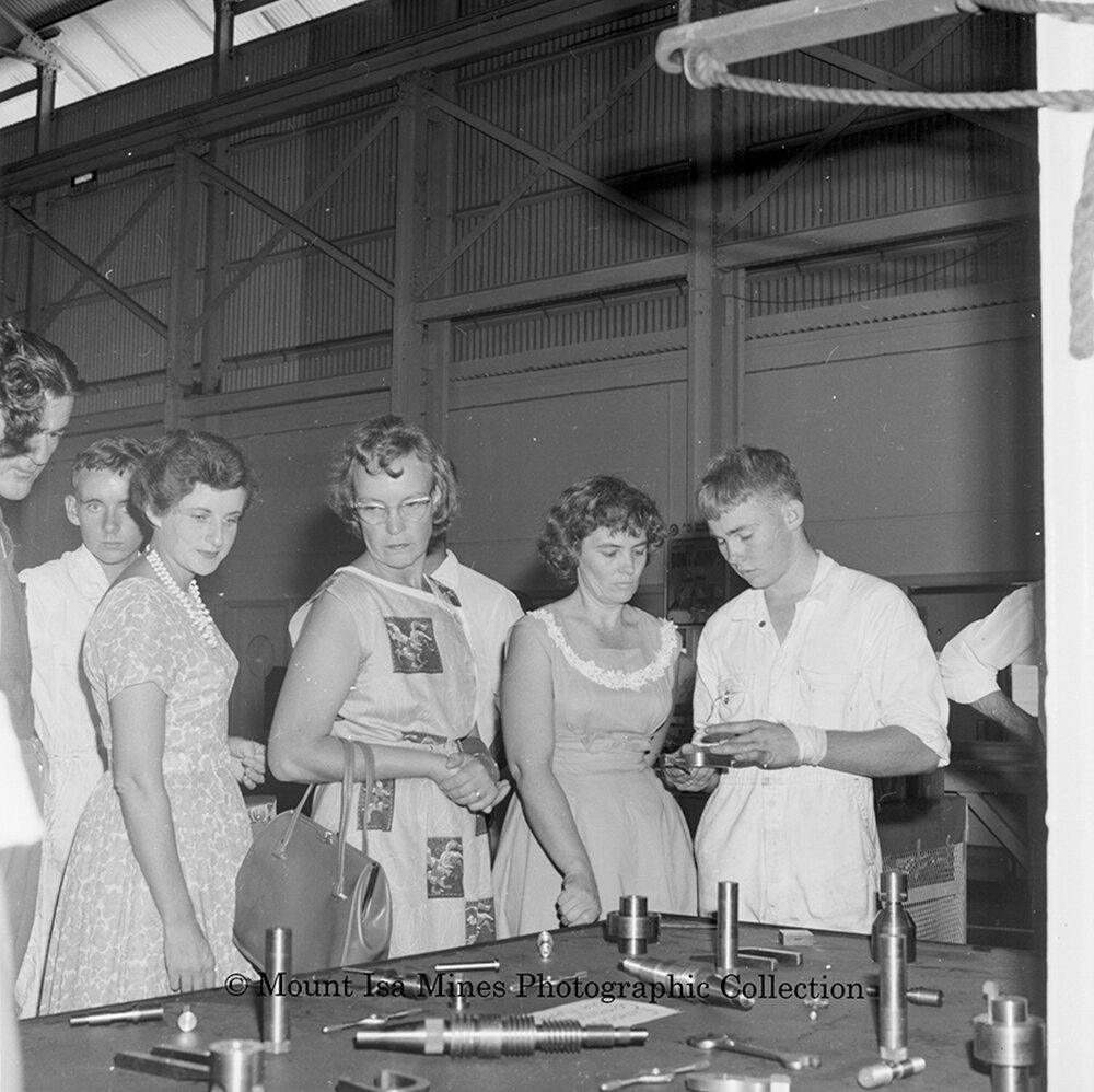 Apprentice Workshop Parents Day, Mount Isa Mines, February 1964