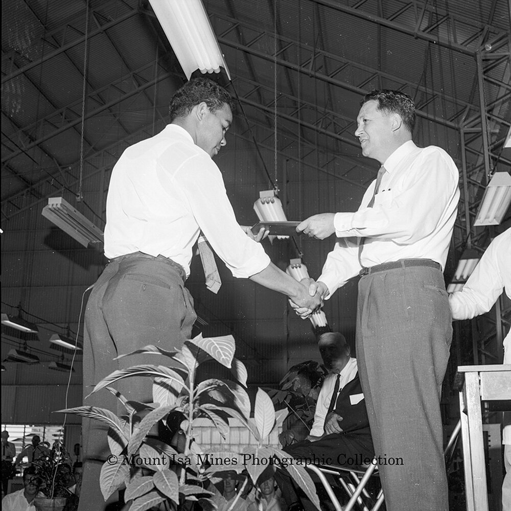 Official Opening of Apprentice Workshop, Mount Isa Mines, February 1964 