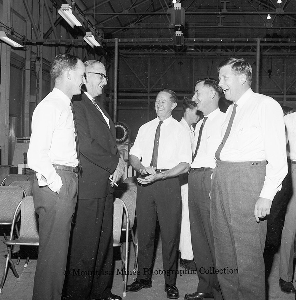 Official Opening of Apprentice Workshop, Mount Isa mines, February 1964
