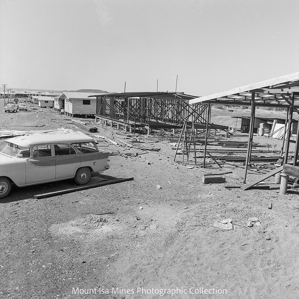 New housing, Miles End, April 1964