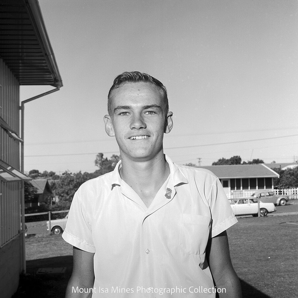 John Byrne, High School Bursary Recipient, Parkside, April 1964