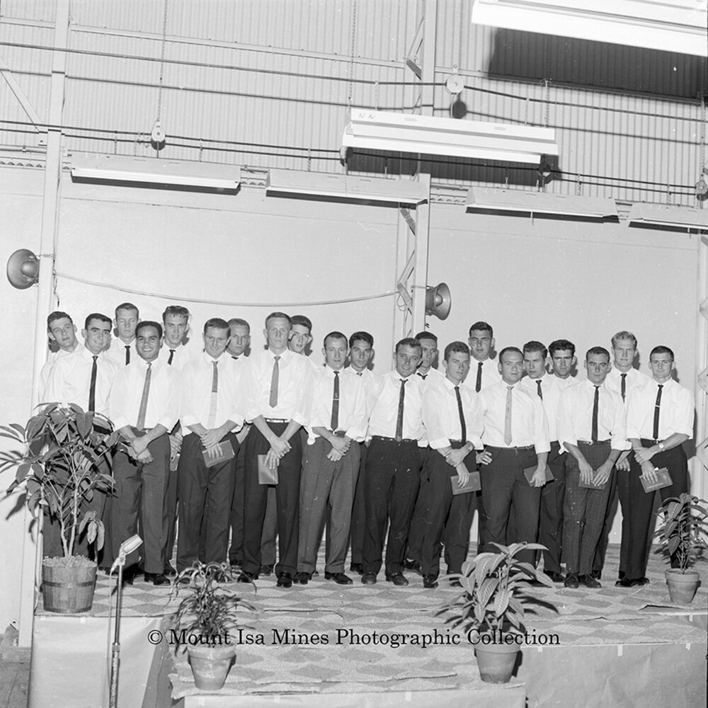 Official Opening of Apprentice Workshop, Mineside, May 1964