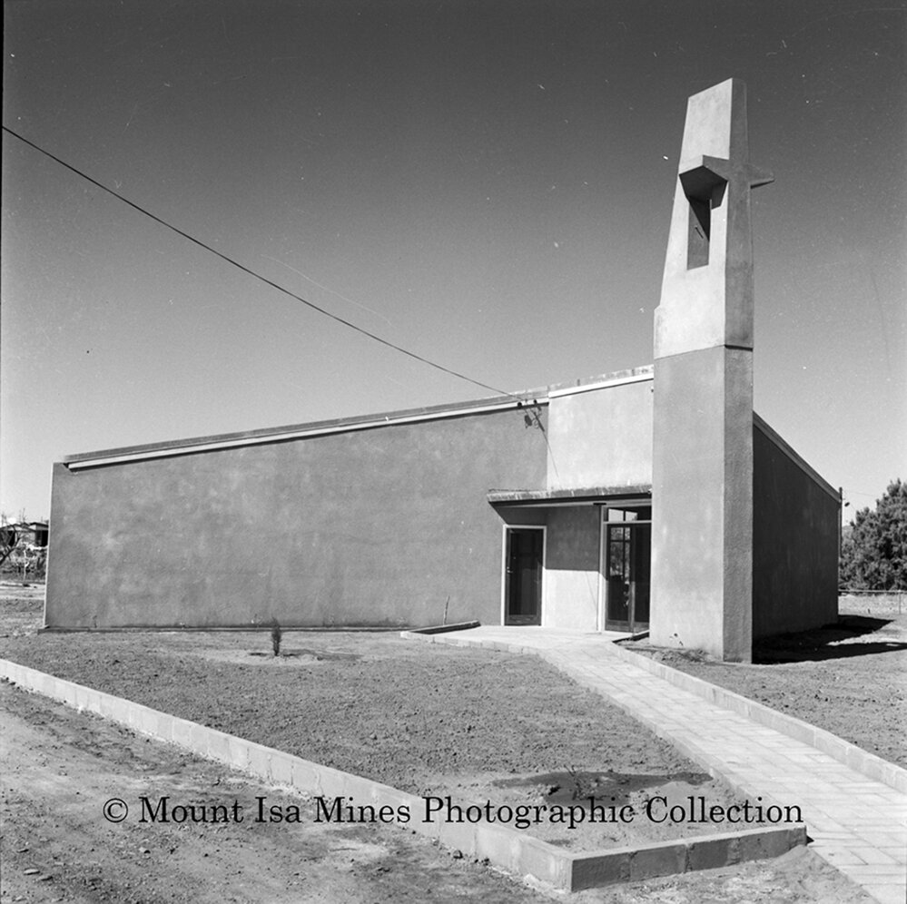 Exterior of Lutheran Church, Miles End, June 1964