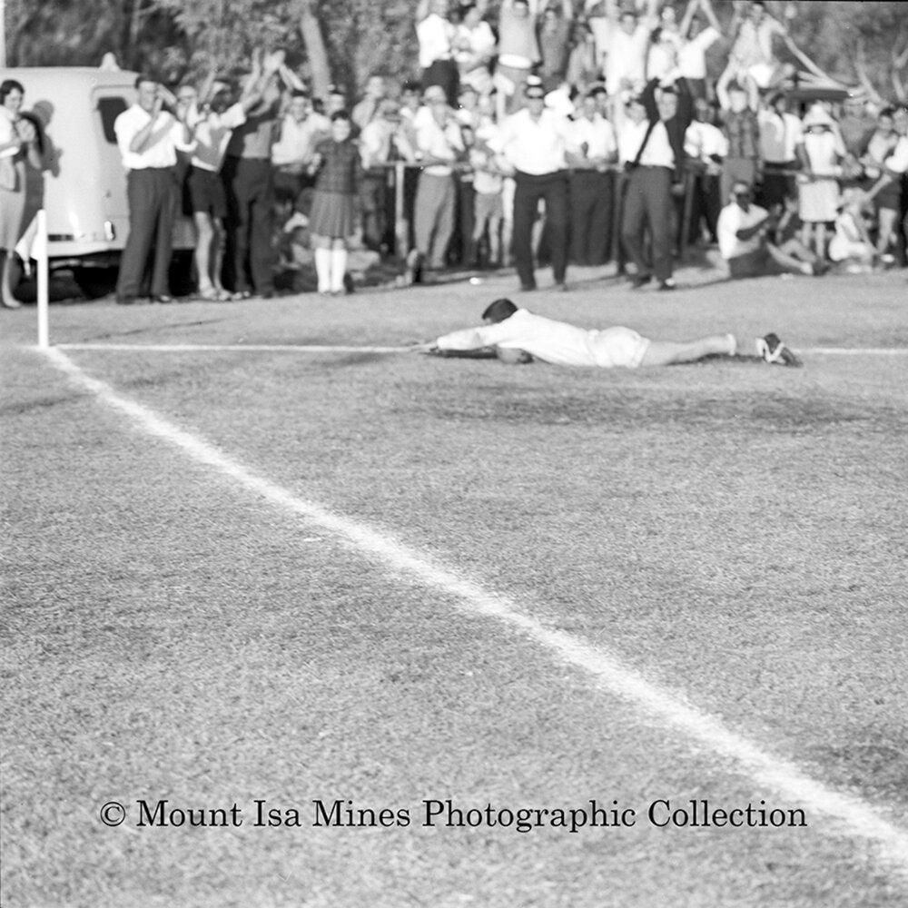 Mount Isa versus France Football, Parkside, May 1964
