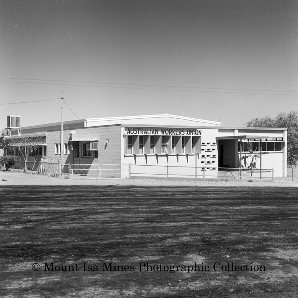 Australian Workers Union Hall, Mount Isa City, July 1964