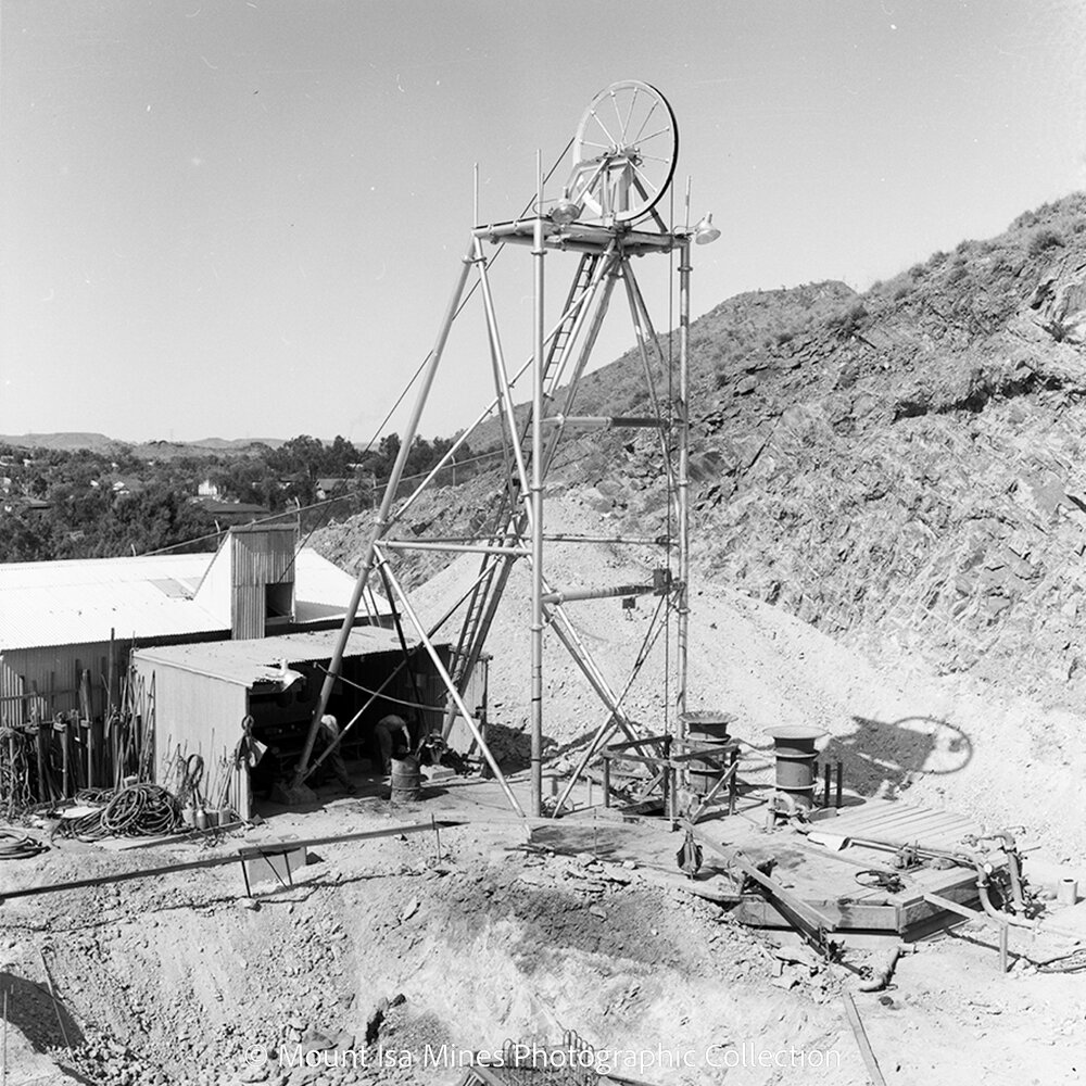 Z31 Ventilation Shaft, Mount Isa Mines, July 1964