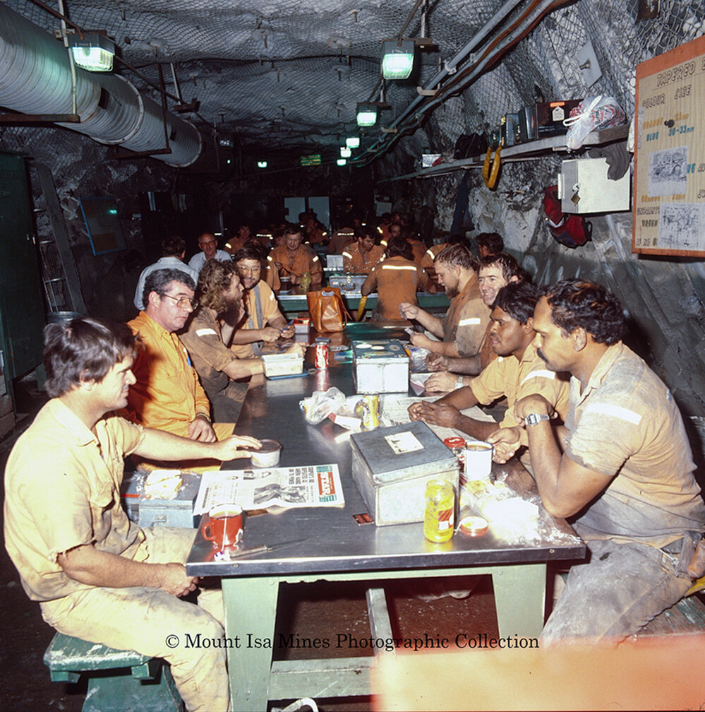 21C Cribroom in copper mine, Mount Isa Mines, August 1989 