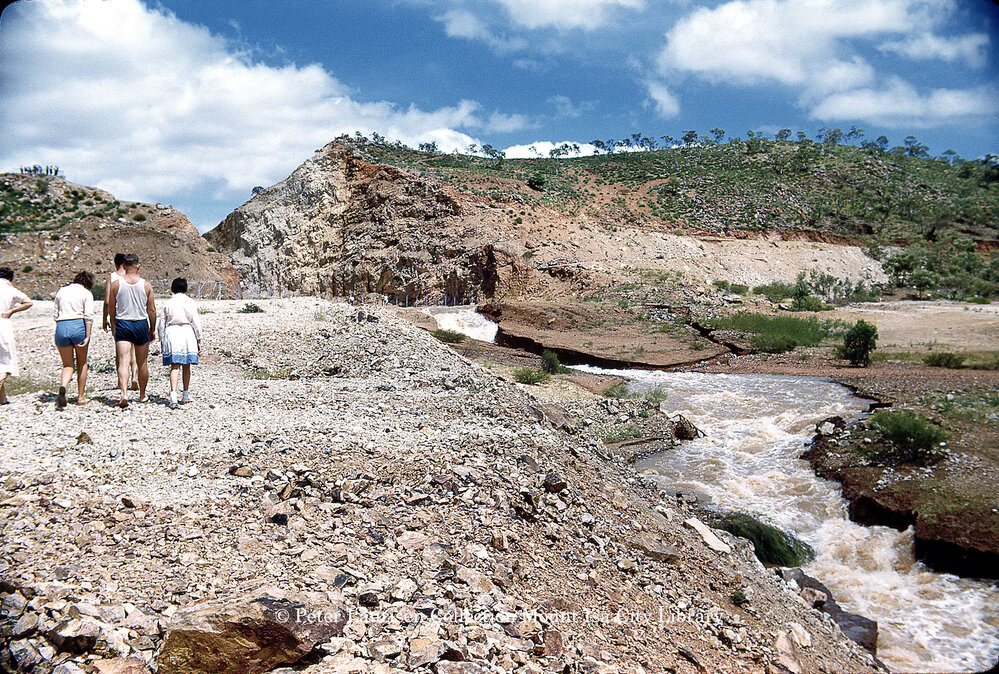 Lake Moondarra spillway, March 1963