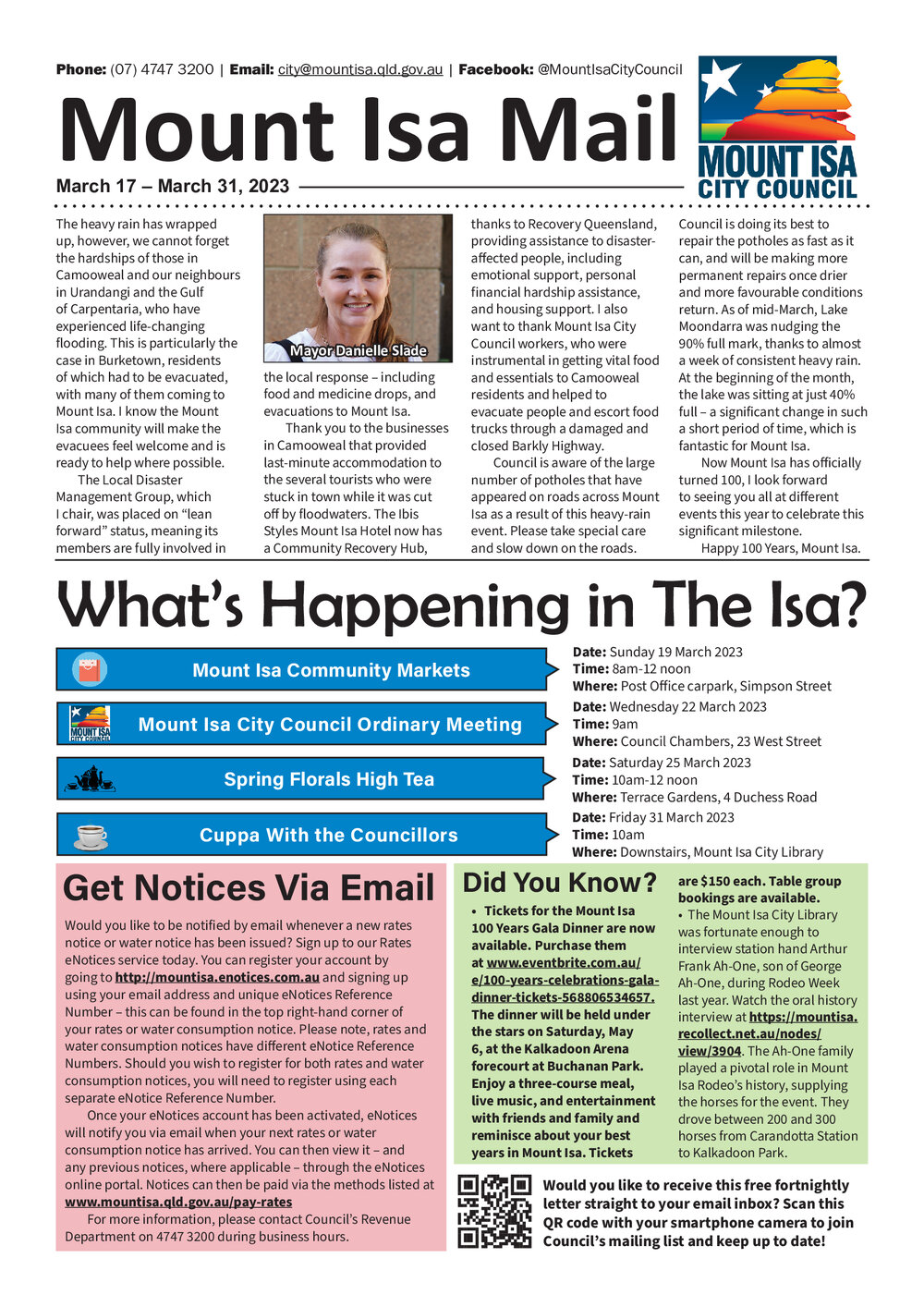 Mount Isa Mail, 17 March 2023