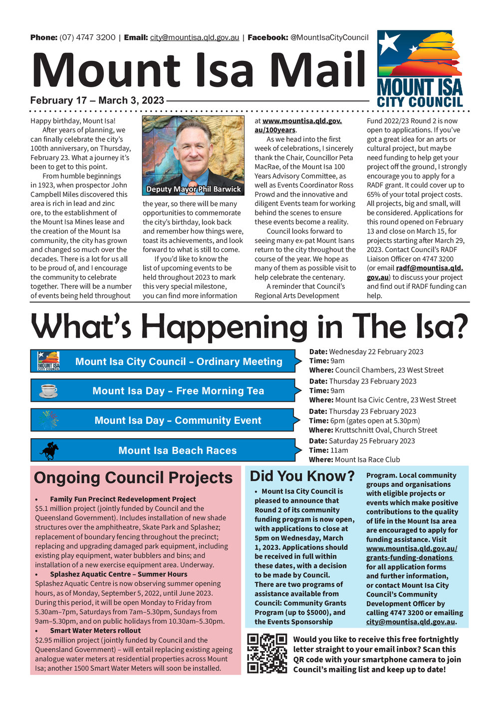 Mount Isa Mail, 17 February 2023